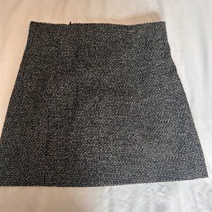 Zara  TEXTURED WEAVE MINI SKIRT  GRAY - REF 2761/254